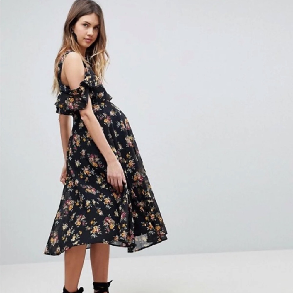 ASOS Maternity Bardot Skater Dress